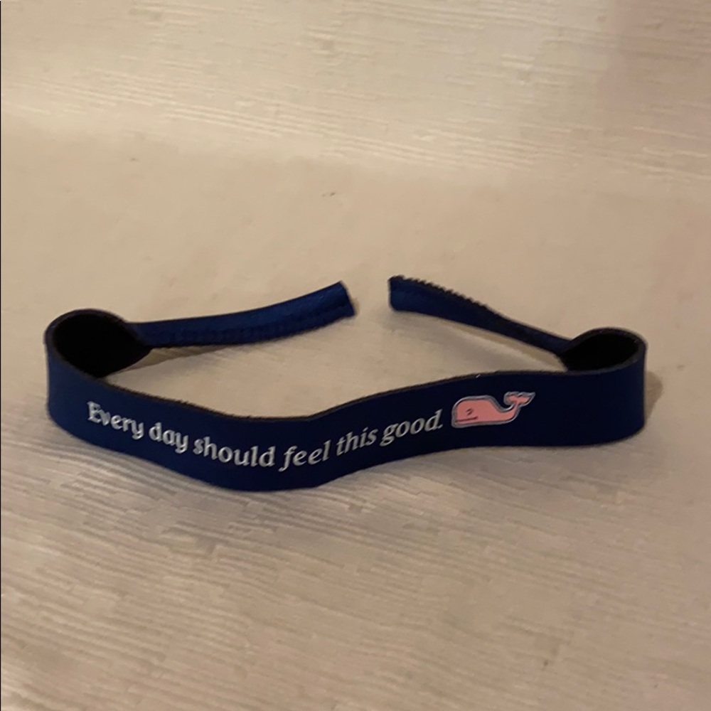 Vineyard Vines XL Navy Wide Strap Whale Croakie